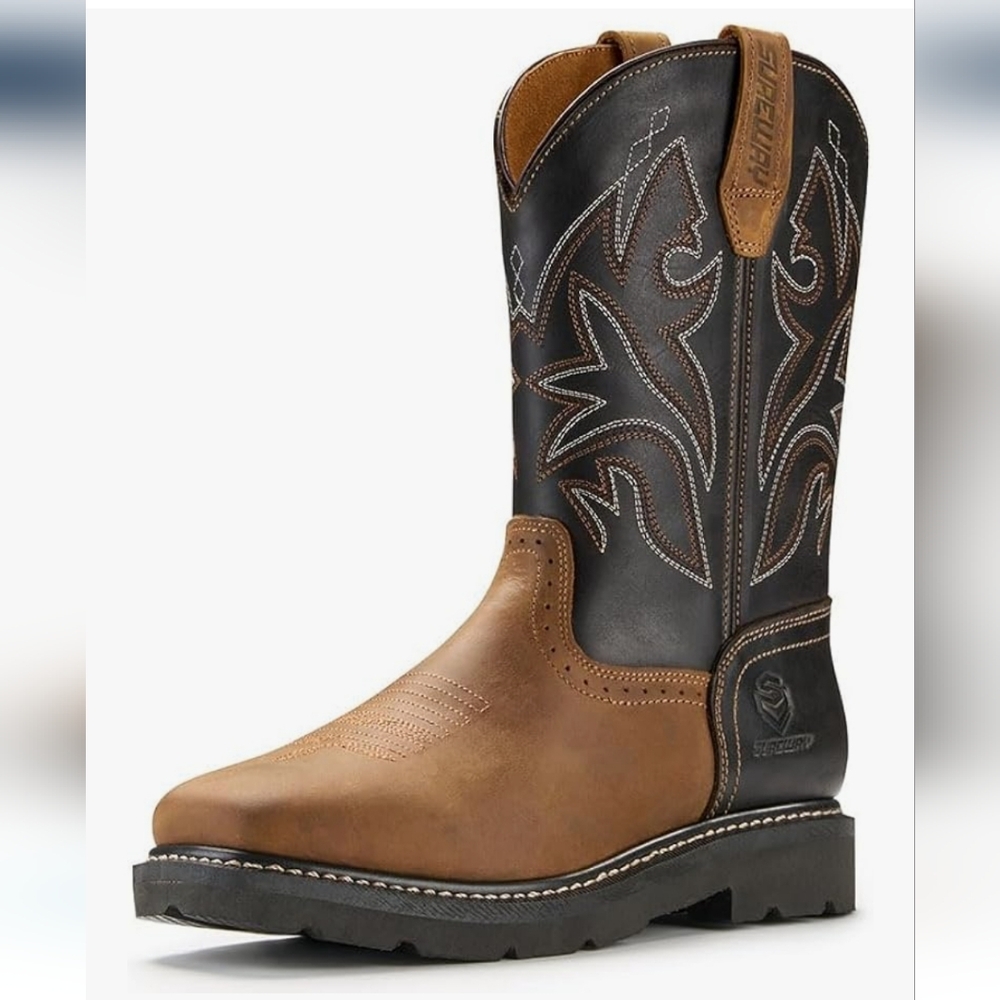 Classic Leather Cowboy Boots